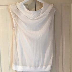 BRUNELLO CUCINELLI SILK LAYERED BLOUSE